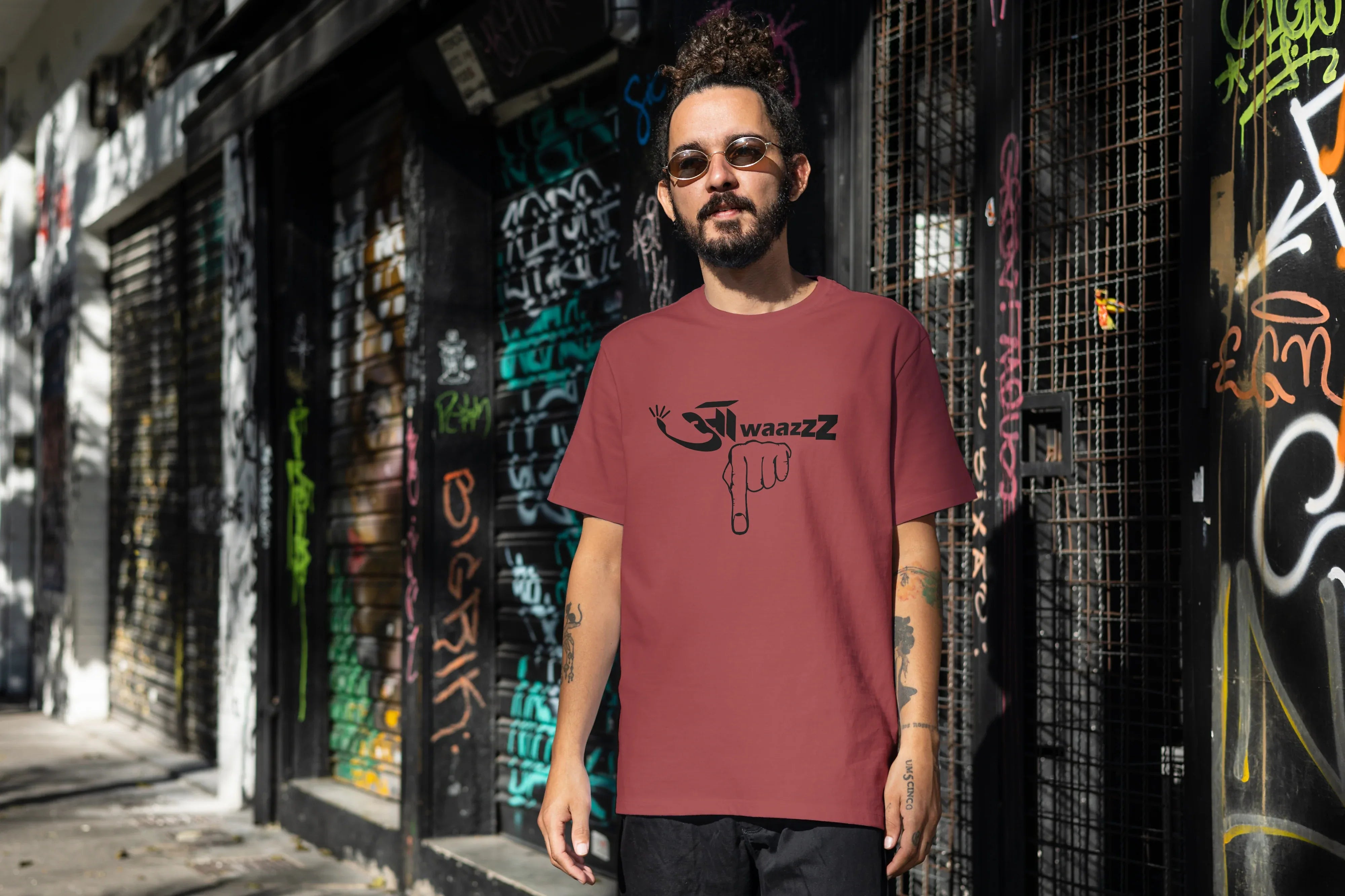 Aawaaz Niche Graphic Oversized Classic T-Shirt for Men - Not So Suttle