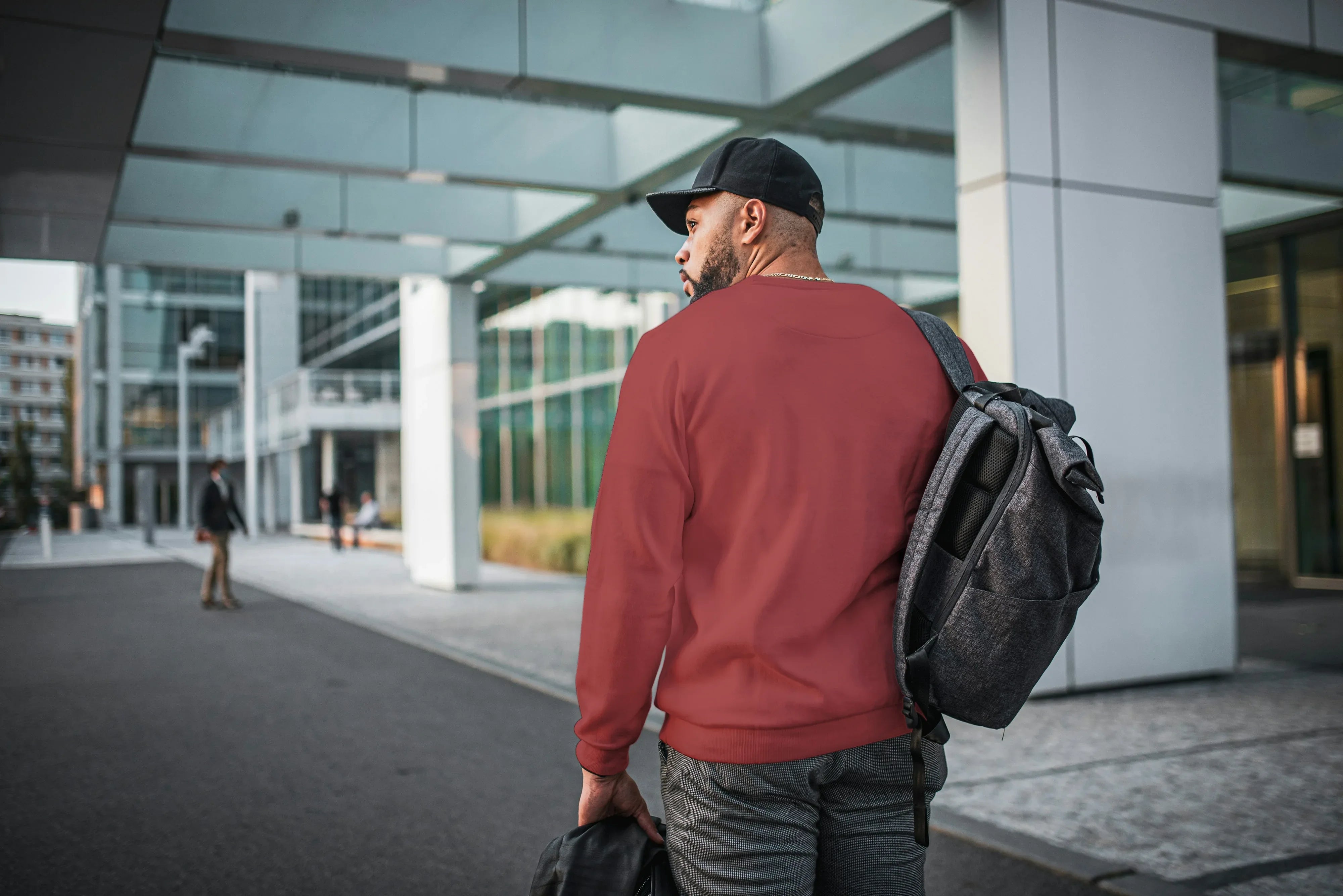 Coral Men's Sweatshirt - Not So Suttle