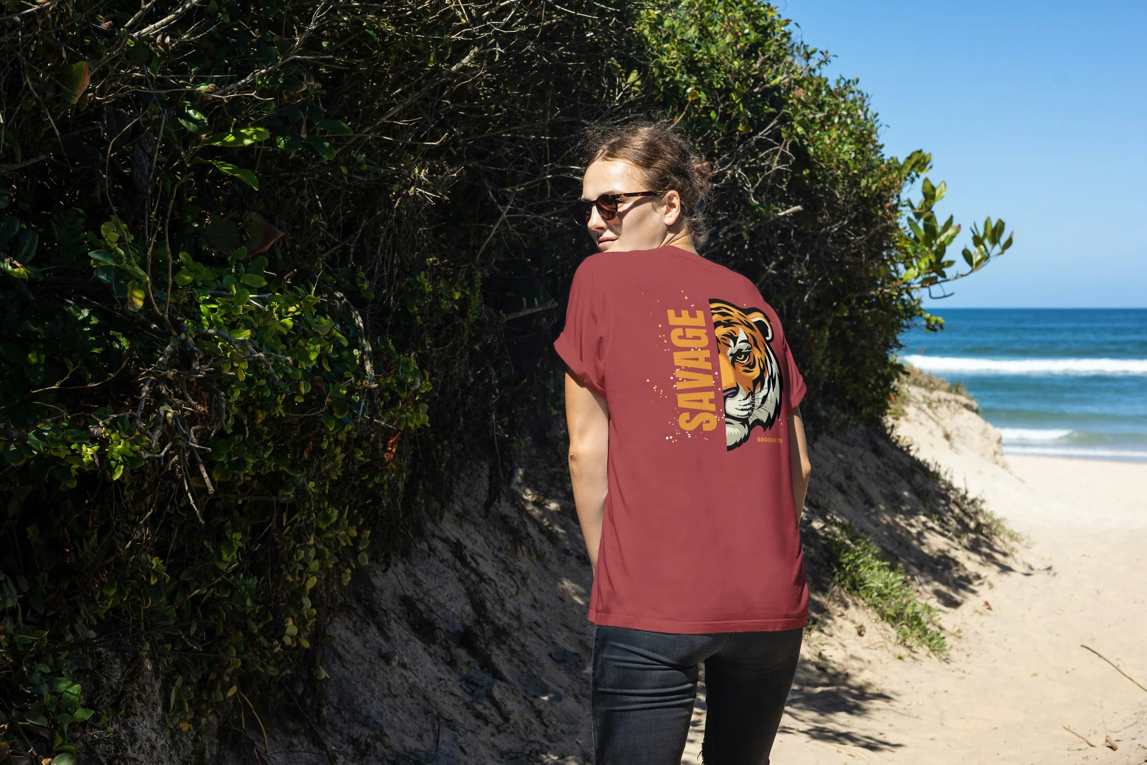 Savage Graphic Oversized Classic T-Shirt for Women - Not So Suttle