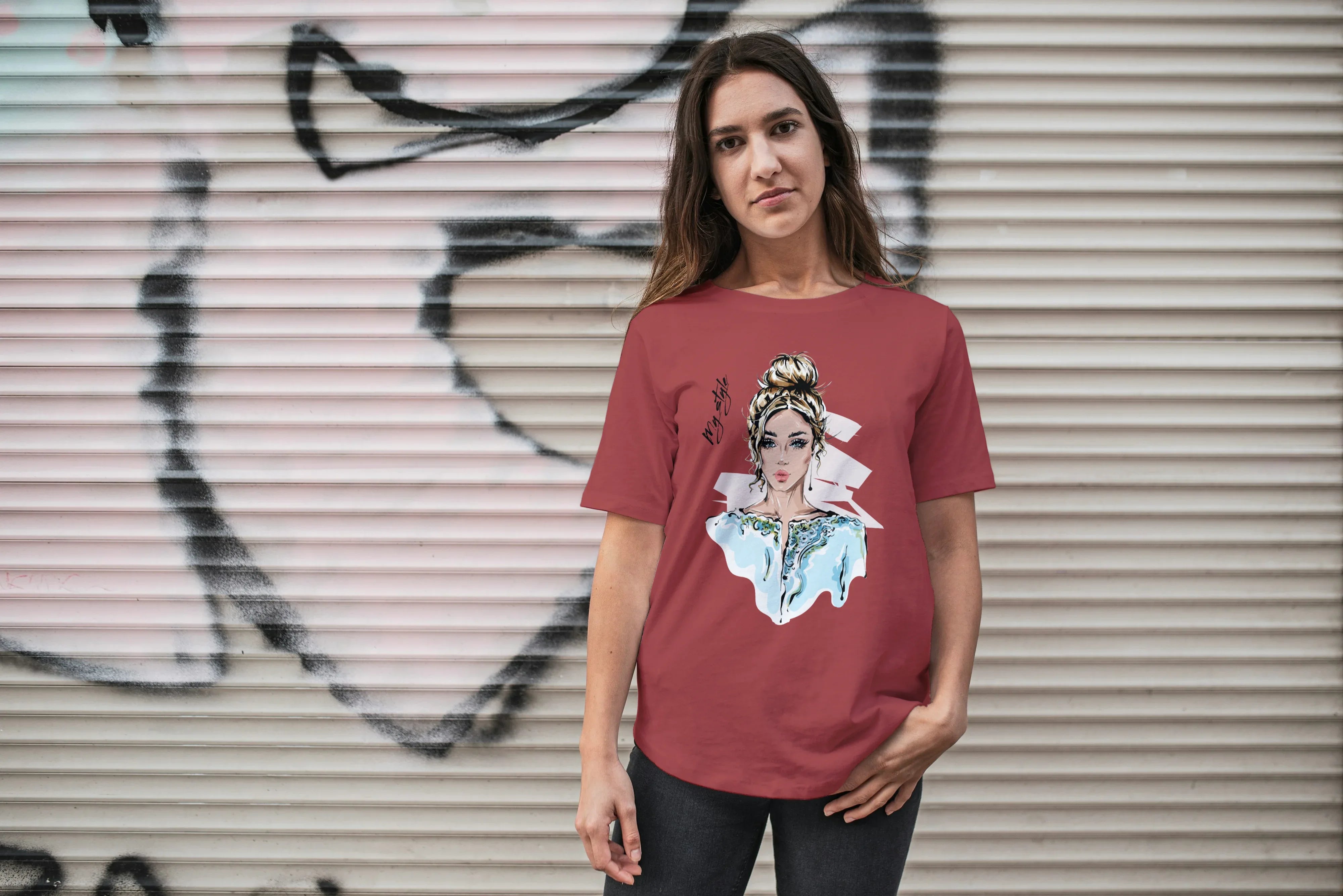 My Style Graphic Oversized Classic T-Shirt for Women - Not So Suttle