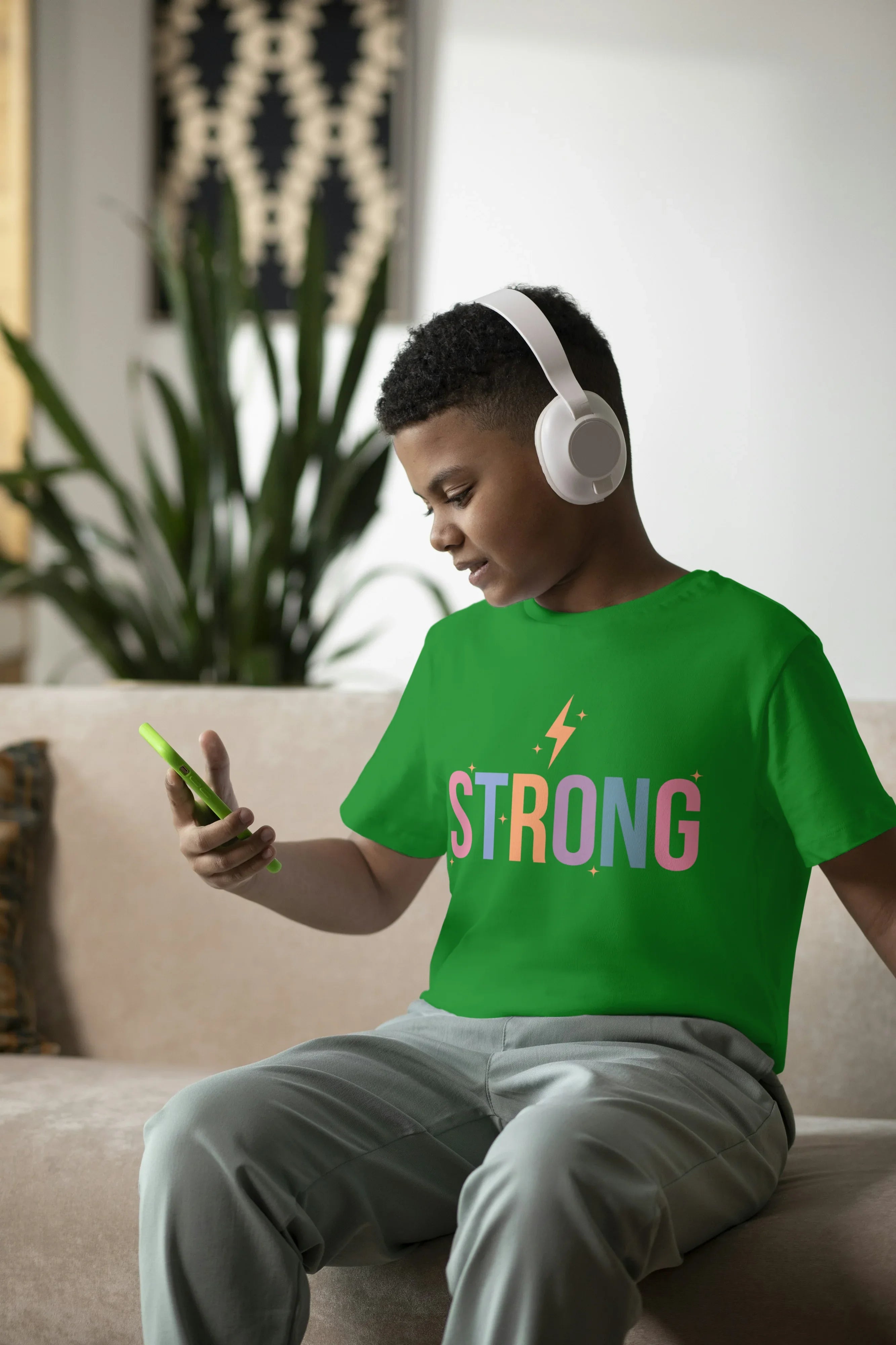 Strong Graphics T-Shirt for Boys - Not So Suttle