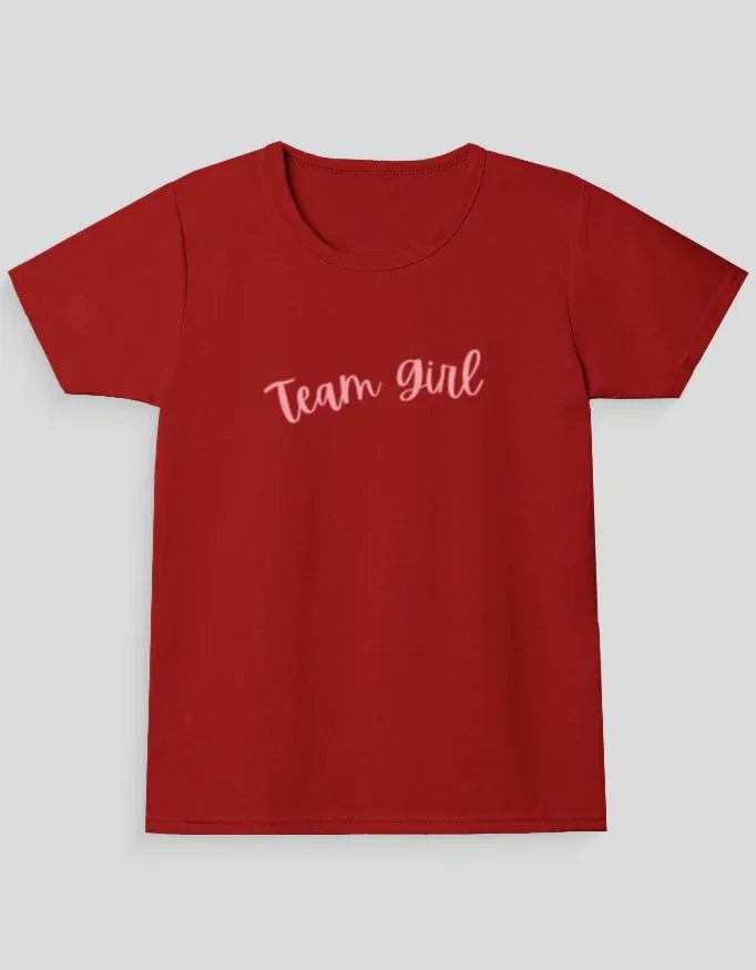 Team Girl Graphic T-Shirt for Girl's - Not So Suttle