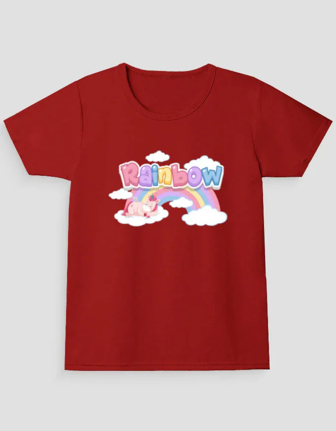 Rainbow Graphic T-Shirt for Girl's - Not So Suttle