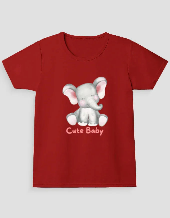 Cute Baby Graphic T-Shirt for Girl's - Not So Suttle