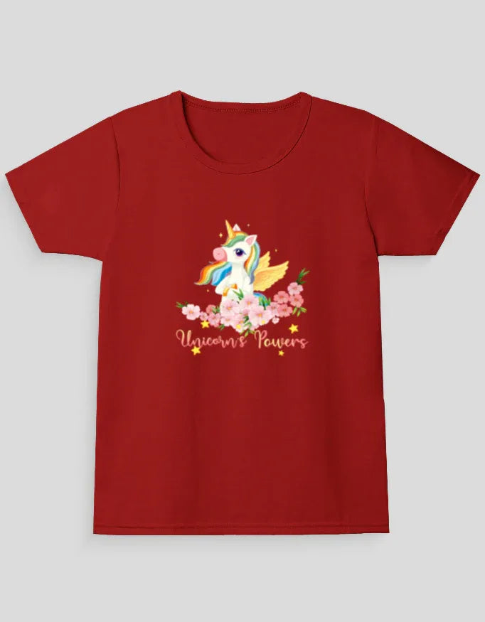 Unicorn Graphic T-Shirt for Girl's - Not So Suttle