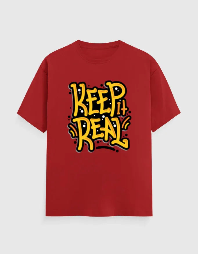 Keep It Real Graphic T-Shirt for Men - Not So Suttle