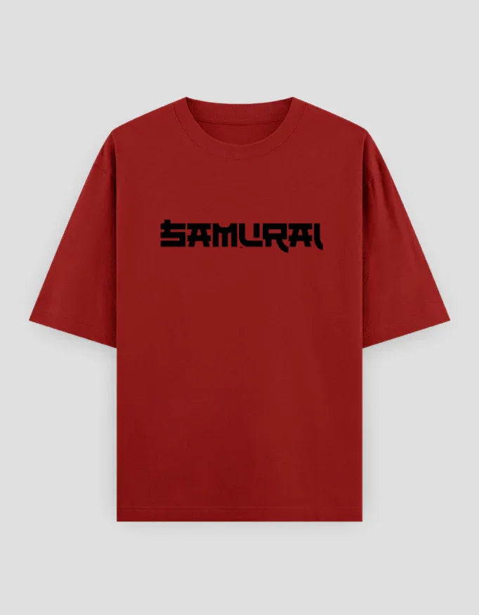 Samurai Graphic Oversized Classic T-Shirt for Men - Not So Suttle