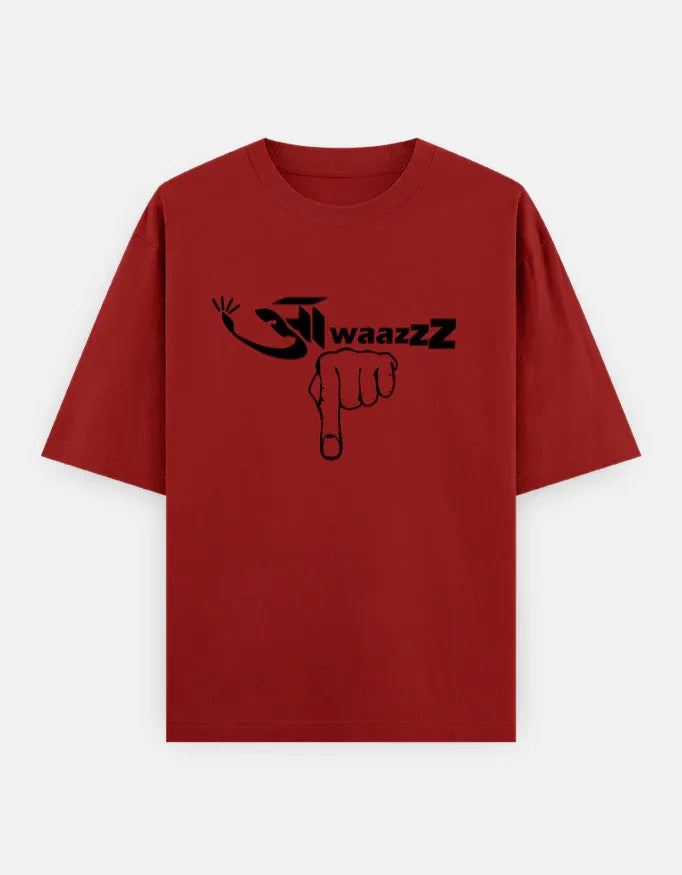 Aawaaz Niche Graphic Oversized Classic T-Shirt for Men - Not So Suttle