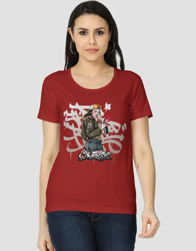 Graffiti Classic T-Shirt for Women - Not So Suttle