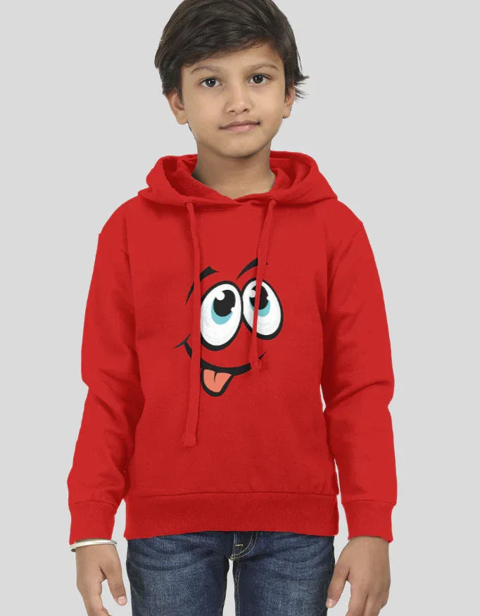Smiley Graphic Kids Hoodie - Not So Suttle