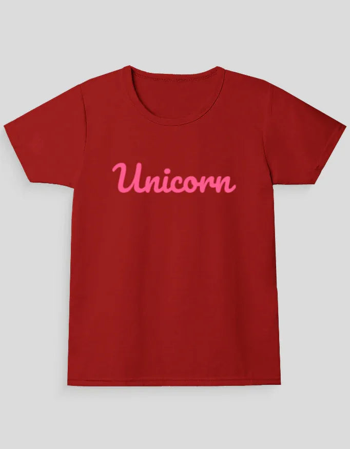 Unicorn Graphic T-Shirt for Girl's - Not So Suttle