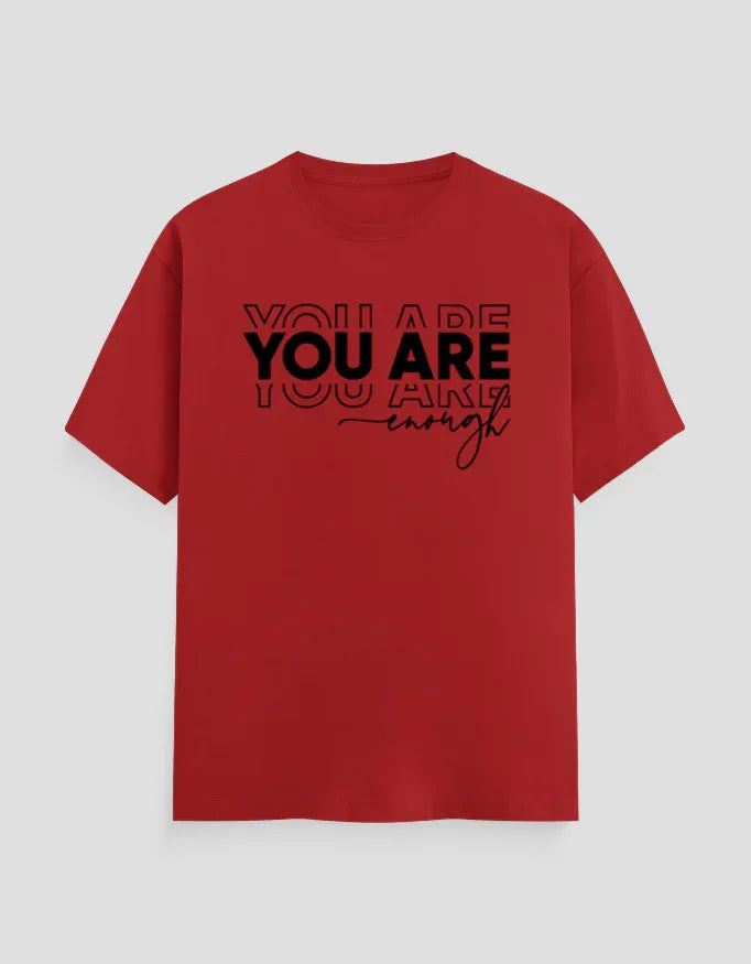 You are Enough Graphic Classic Crew T-Shirt for Men - Not So Suttle