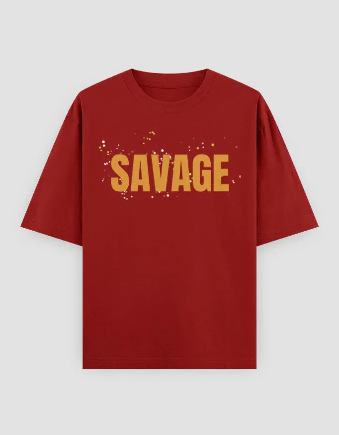 Savage Graphic Oversized Classic T-Shirt for Women - Not So Suttle