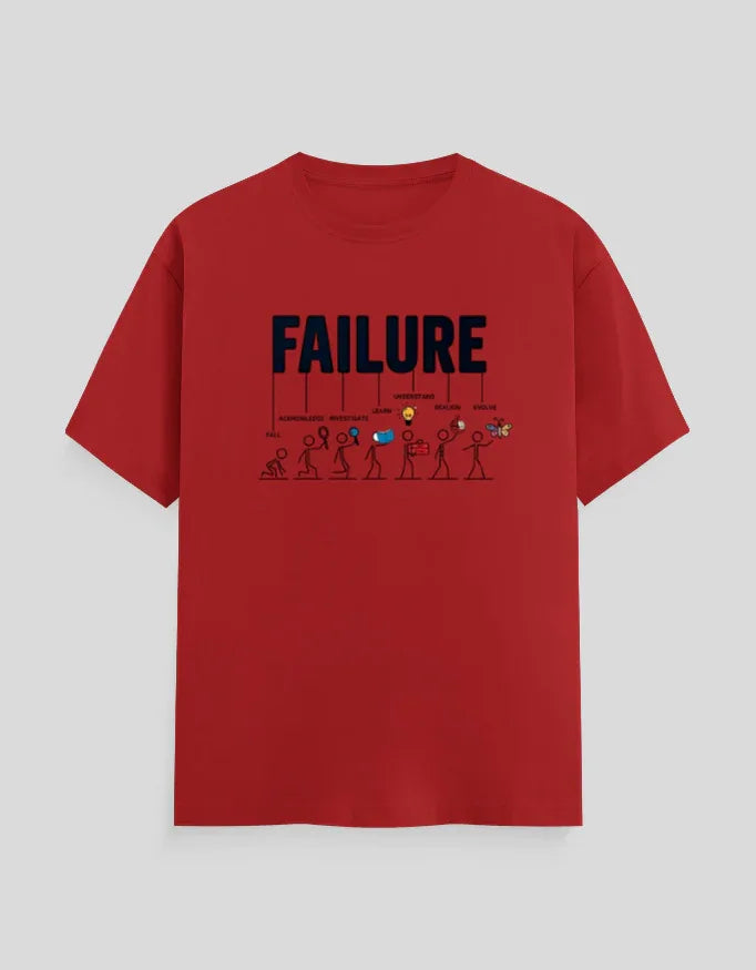 Failure Graphic Classic Crew T-Shirt for Men - Not So Suttle