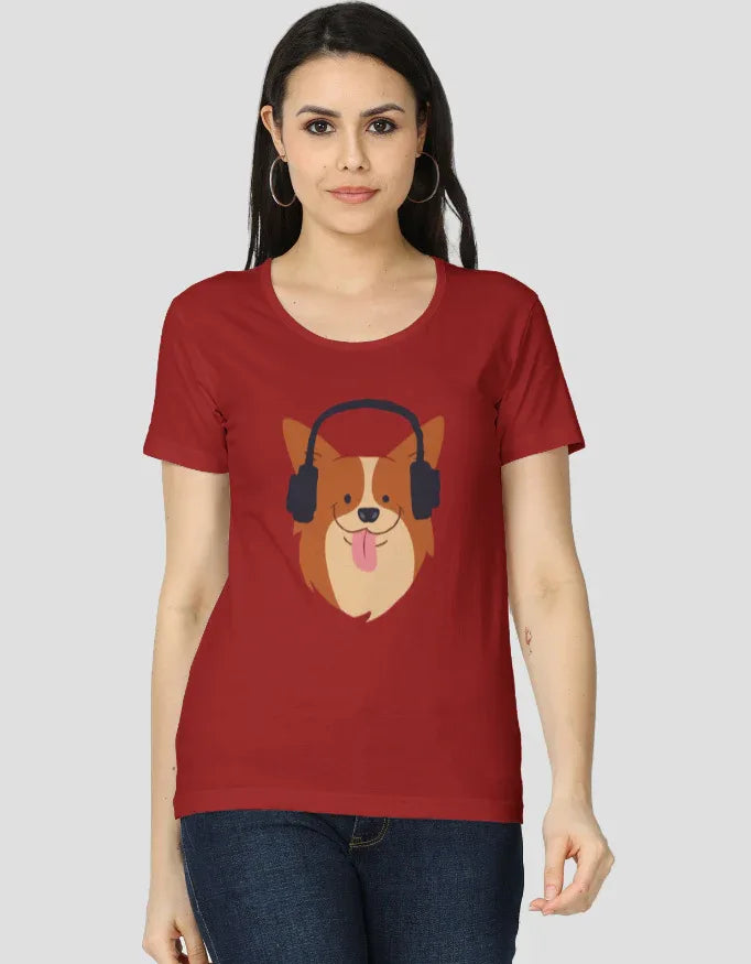 Music Lover Graphic Classic T-Shirt for Women - Not So Suttle