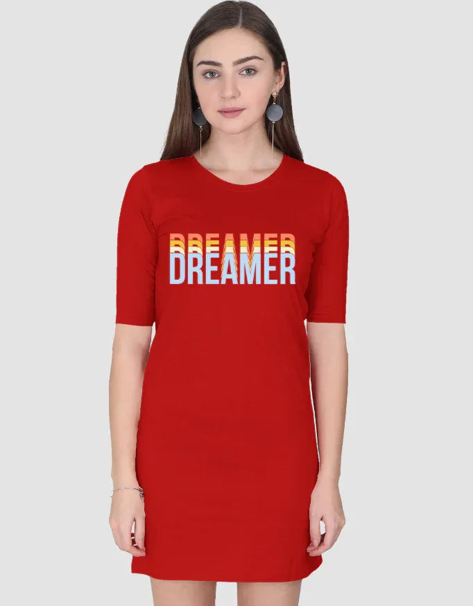 Dreamer Graphic T-Shirt Dress for Women - Not So Suttle