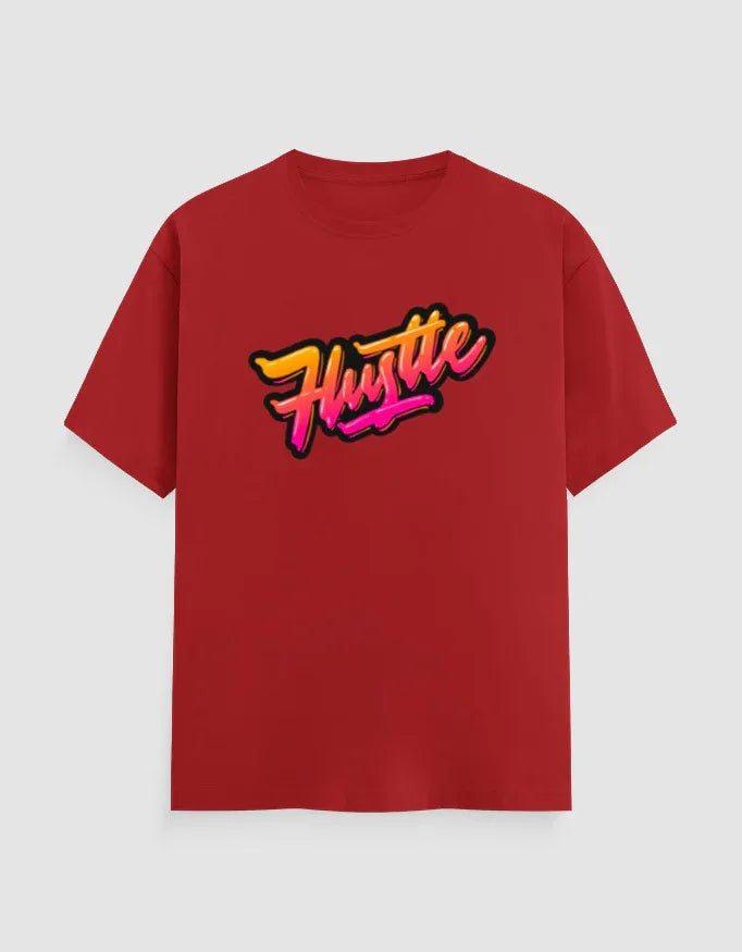 Hustle Graphic Classic Crew T-Shirt for Men - Not So Suttle
