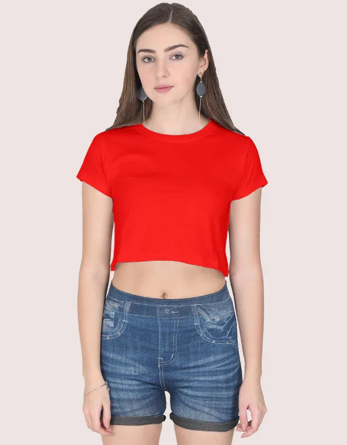 Red Crop Top - Not So Suttle