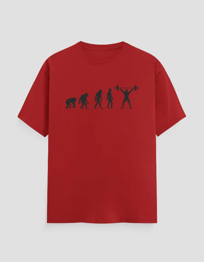 Evolution Graphic Classic Crew T-Shirt for Men - Not So Suttle