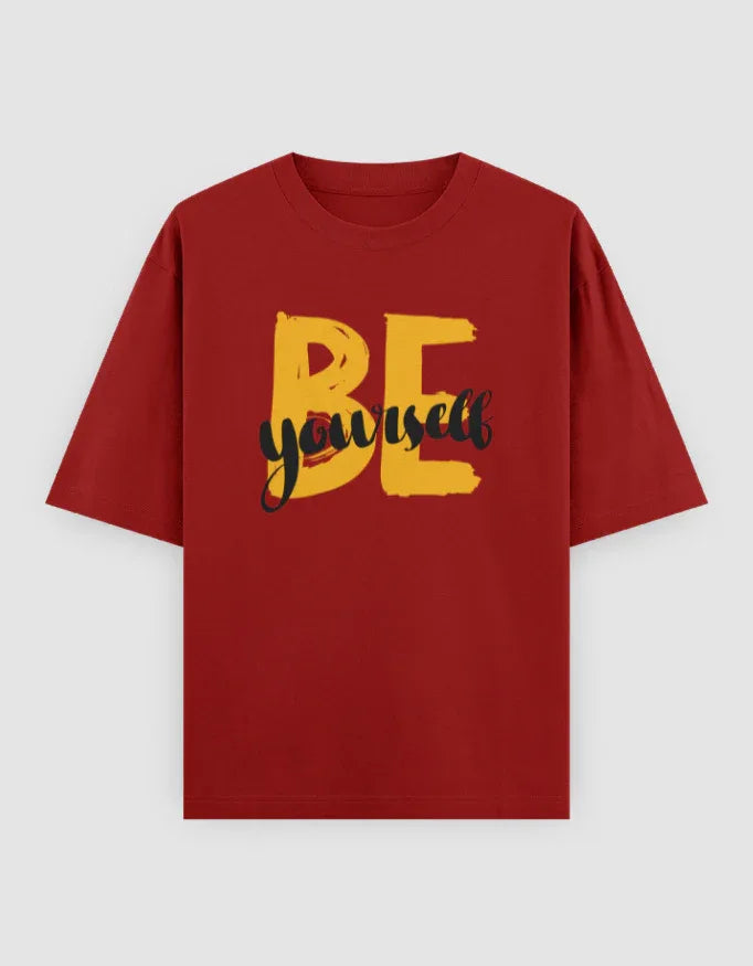 Be Yourself Graphic Oversized Classic T-Shirt for Women - Not So Suttle