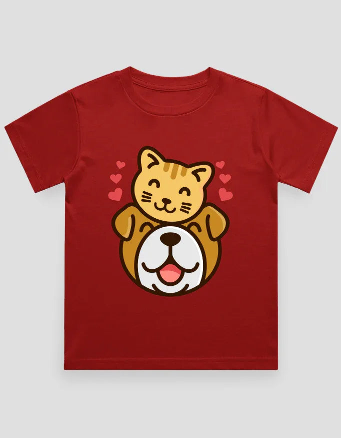 Cat and Dog T-Shirt for Boys - Not So Suttle