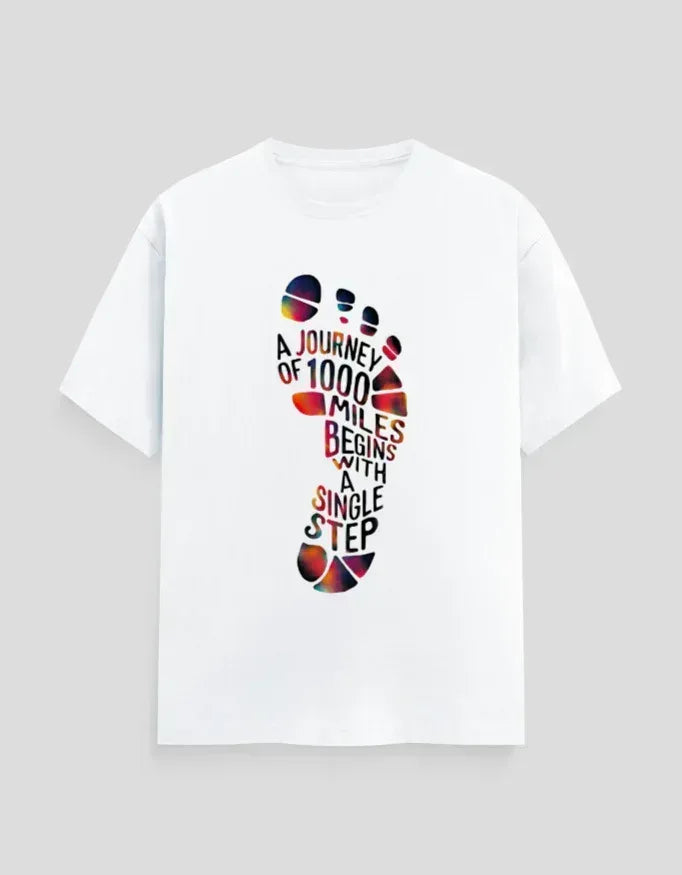 1000 Steps Graphic Classic Crew T-Shirt for Men - Not So Suttle