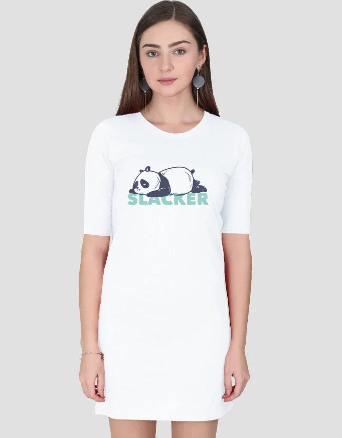 Slacker Graphic T-Shirt Dress for Women - Not So Suttle