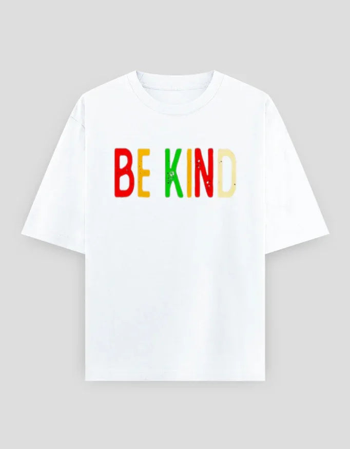 Be Kind Graphic Oversized Classic T-Shirt for Men - Not So Suttle