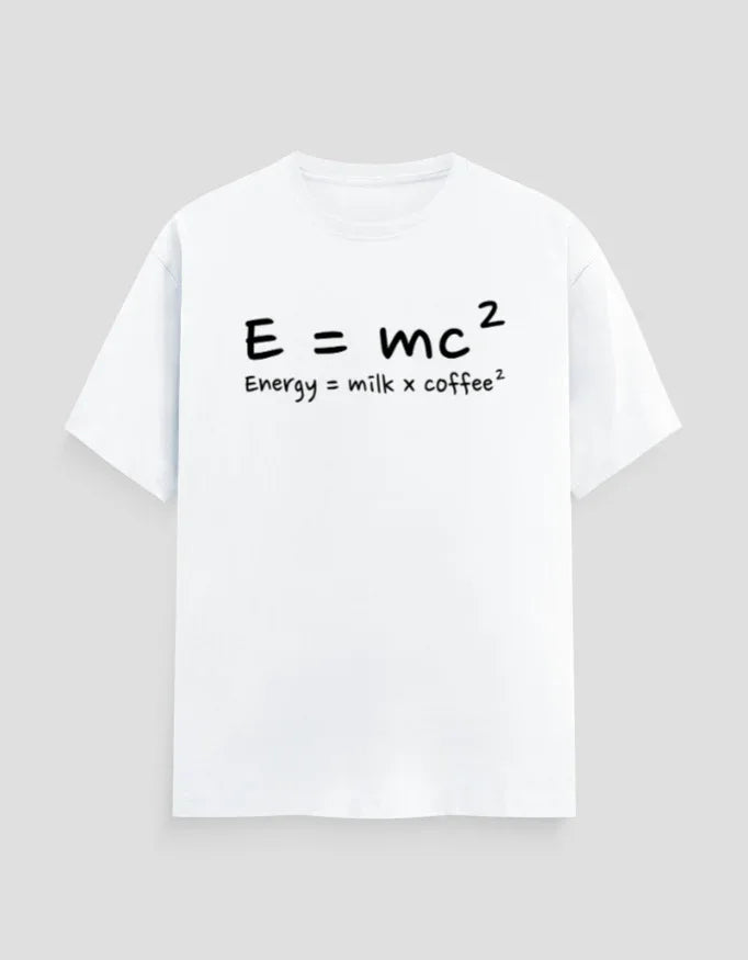 Energy Milk Coffee Graphic Classic Crew T-Shirt for Men - Not So Suttle