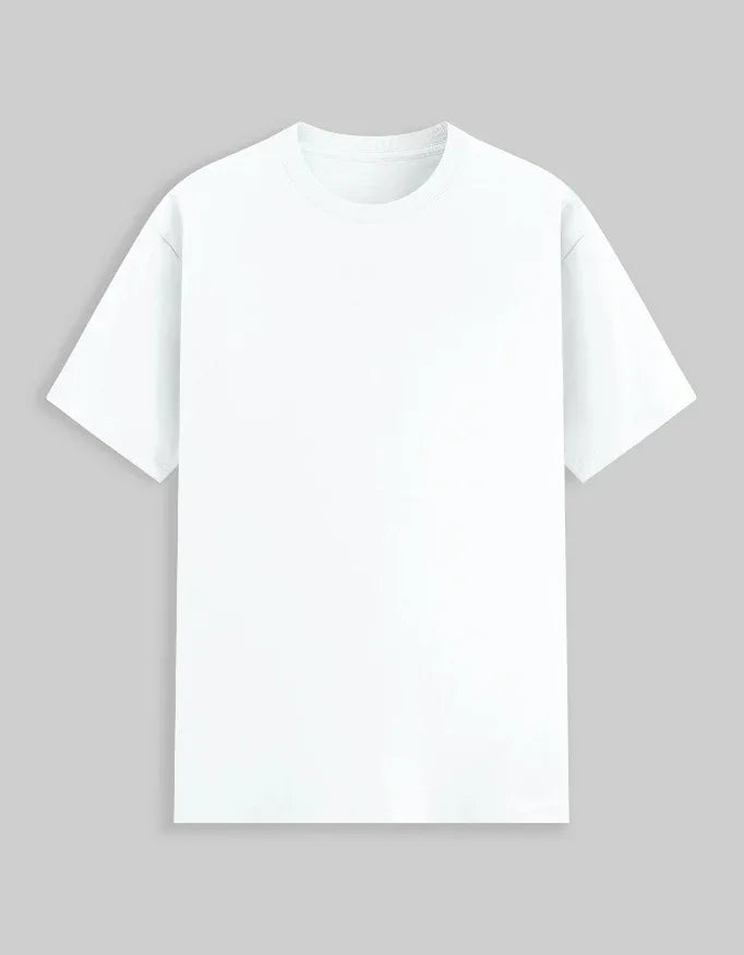 Stretchable Solid Round Neck T-shirt - Not So Suttle