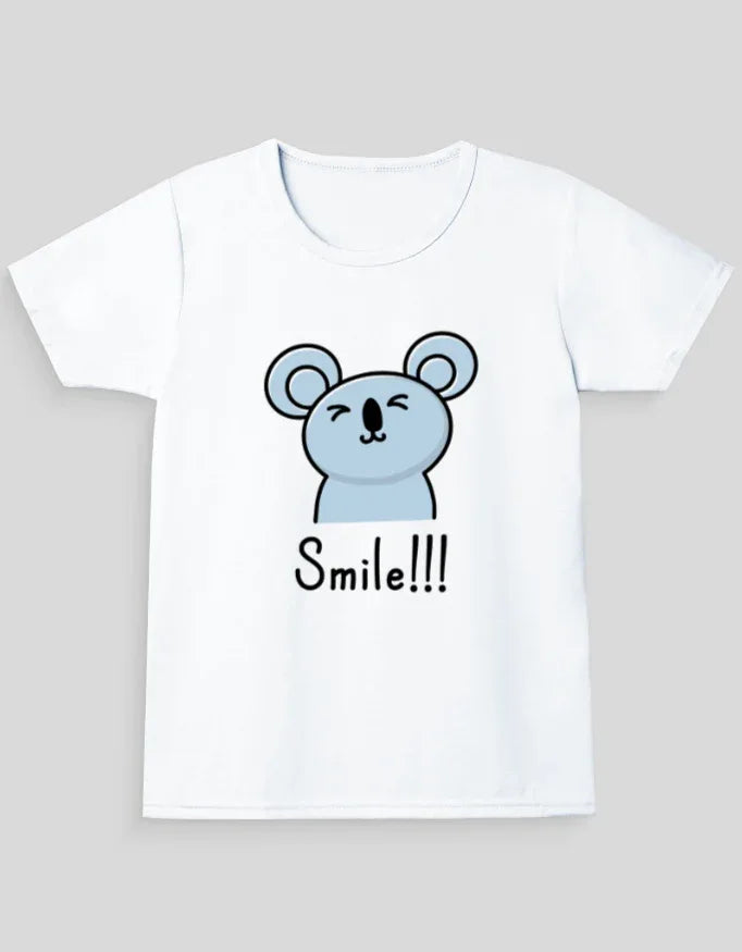 Smile Graphic T-Shirt for Girl's - Not So Suttle