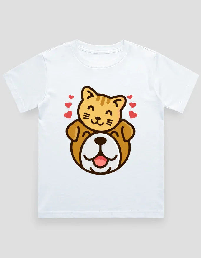 Cat and Dog T-Shirt for Boys - Not So Suttle