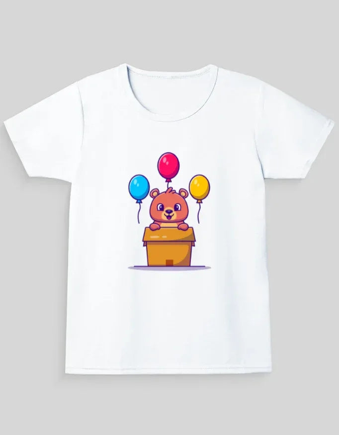 Basket Teddy Graphic T-Shirt for Girl's - Not So Suttle