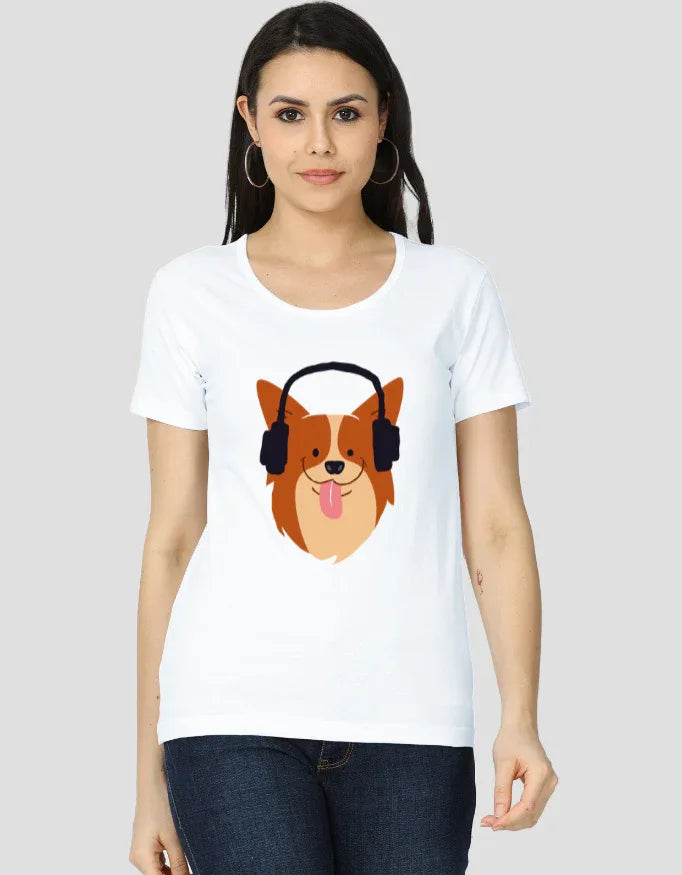 Music Lover Graphic Classic T-Shirt for Women - Not So Suttle