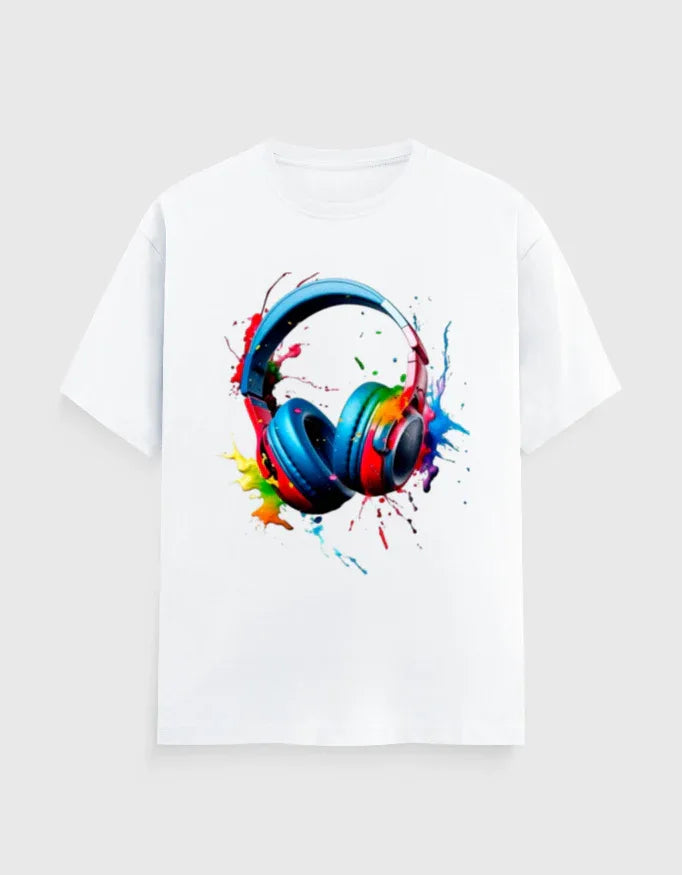 Head Phone Graphic T-Shirt for Men - Not So Suttle