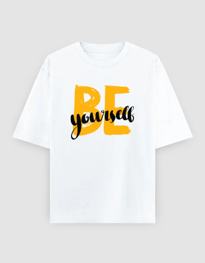 Be Yourself Graphic Oversized Classic T-Shirt for Women - Not So Suttle
