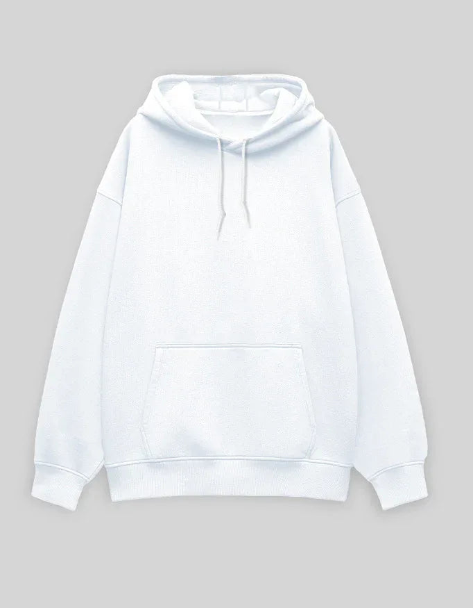 White Oversized Hoodie for Men - Not So Suttle