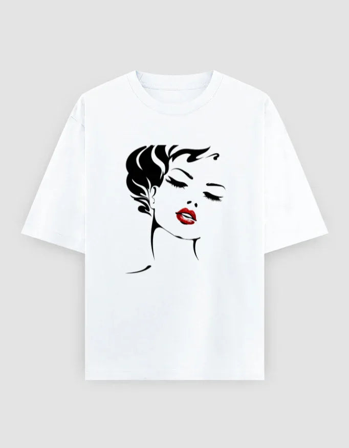 Retro Graphic Oversized Classic T-Shirt for Women - Not So Suttle