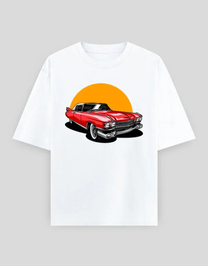 Mustang Graphic Oversized Classic T-Shirt for Men - Not So Suttle