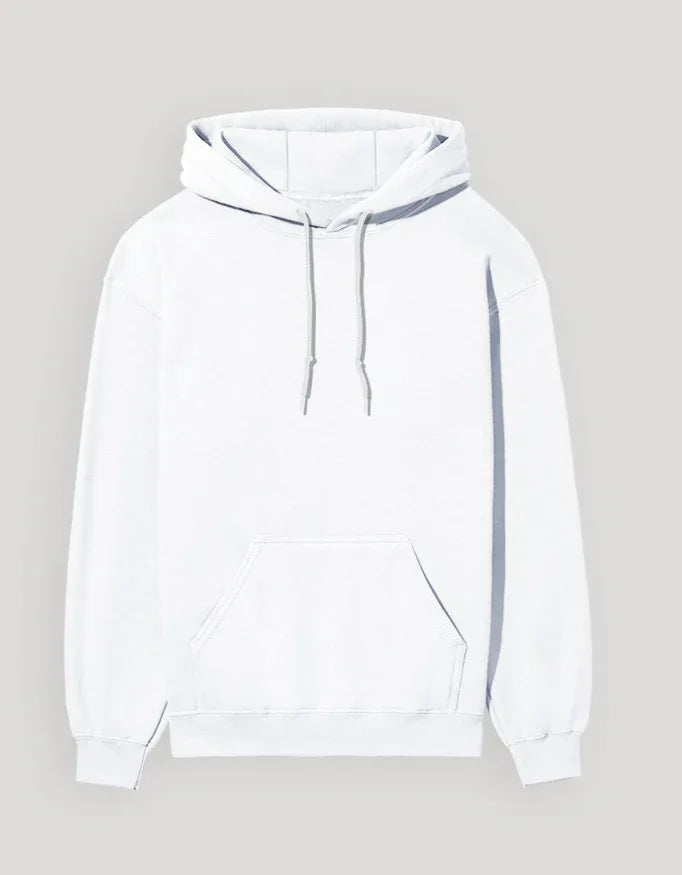 White Men's Hoodie - Not So Suttle