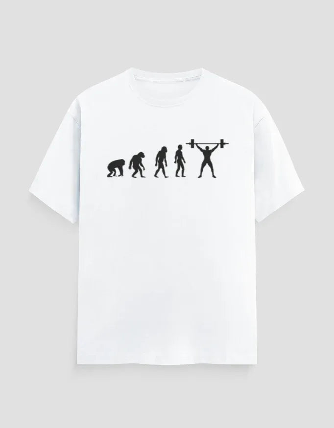 Evolution Graphic Classic Crew T-Shirt for Men - Not So Suttle