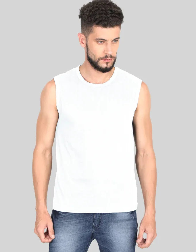 Men's Solid Sleeveless T-Shirt - Not So Suttle