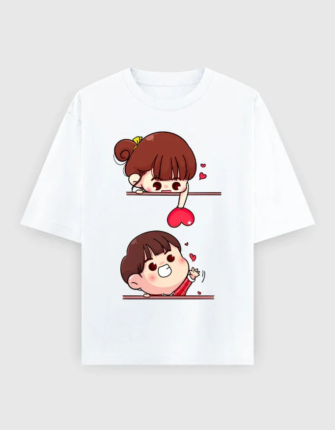 Love Life Graphic Oversized Classic T-Shirt for Women - Not So Suttle