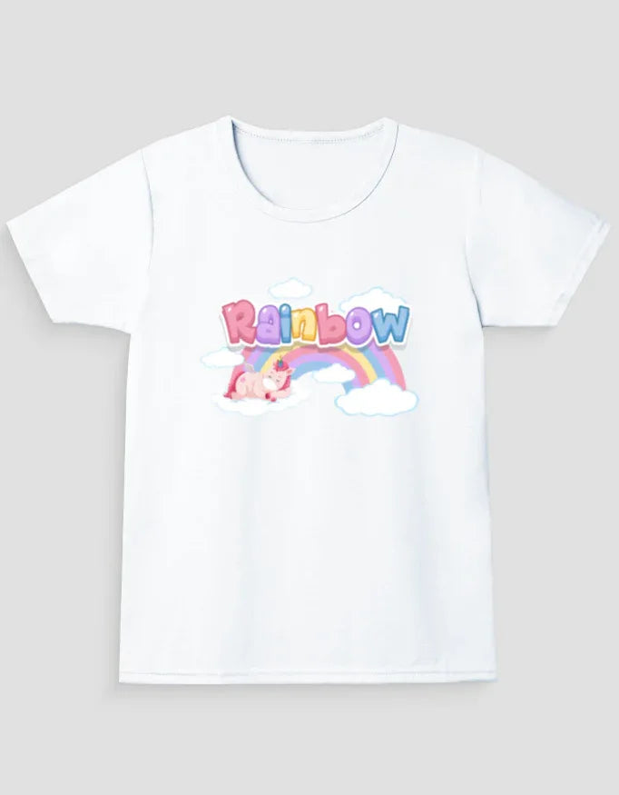 Rainbow Graphic T-Shirt for Girl's - Not So Suttle