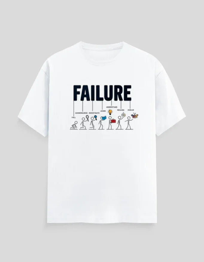 Failure Graphic Classic Crew T-Shirt for Men - Not So Suttle