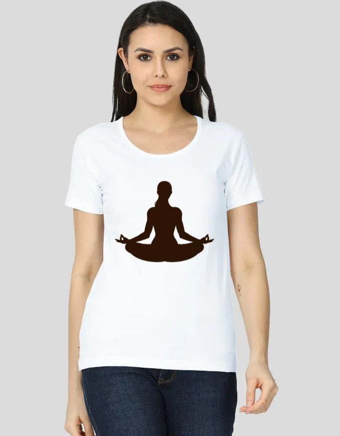 Yoga Graphic Classic T-Shirt for Women - Not So Suttle