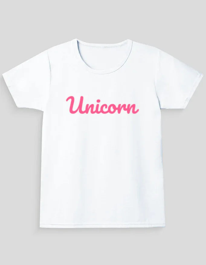 Unicorn Graphic T-Shirt for Girl's - Not So Suttle