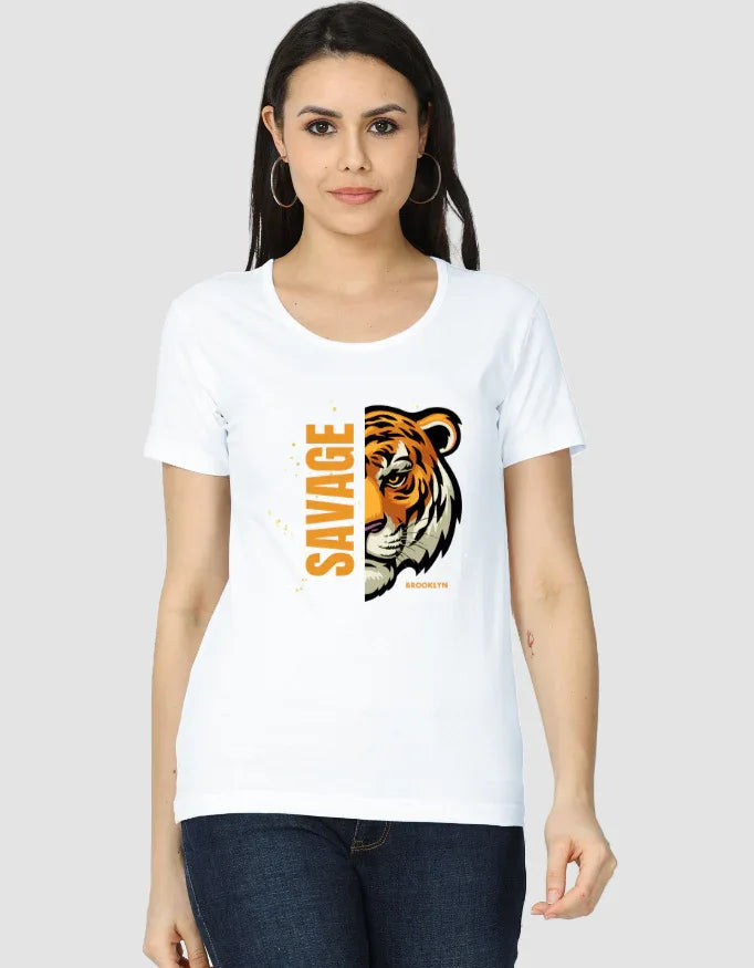 Savage Graphic Classic T-Shirt for Women - Not So Suttle