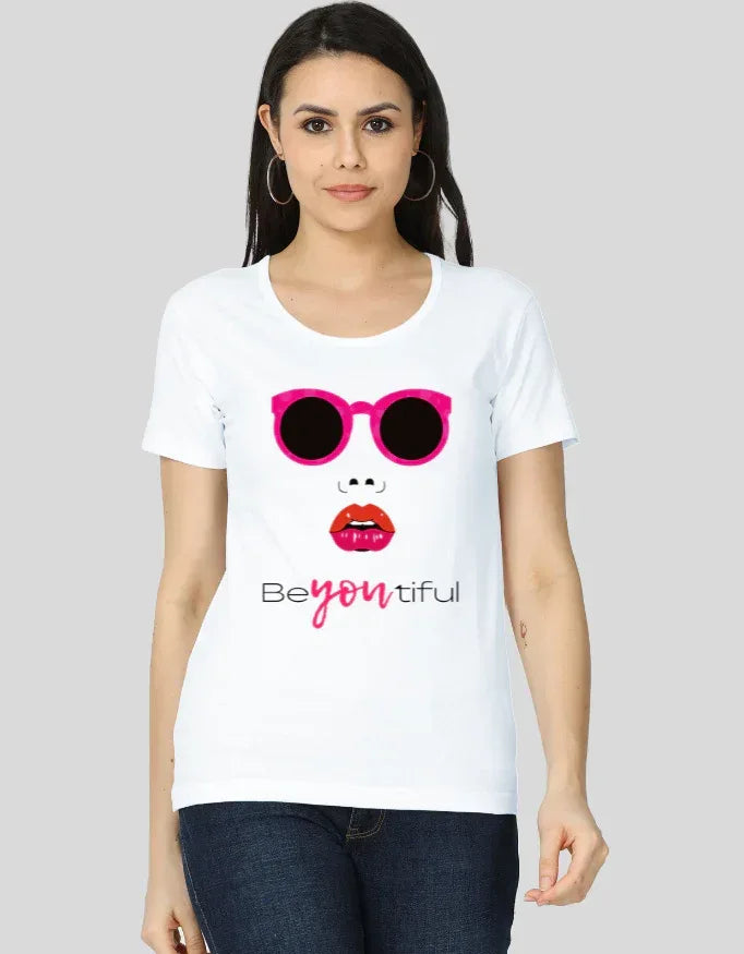 BeYoutiful Graphic Classic T-Shirt for Women - Not So Suttle
