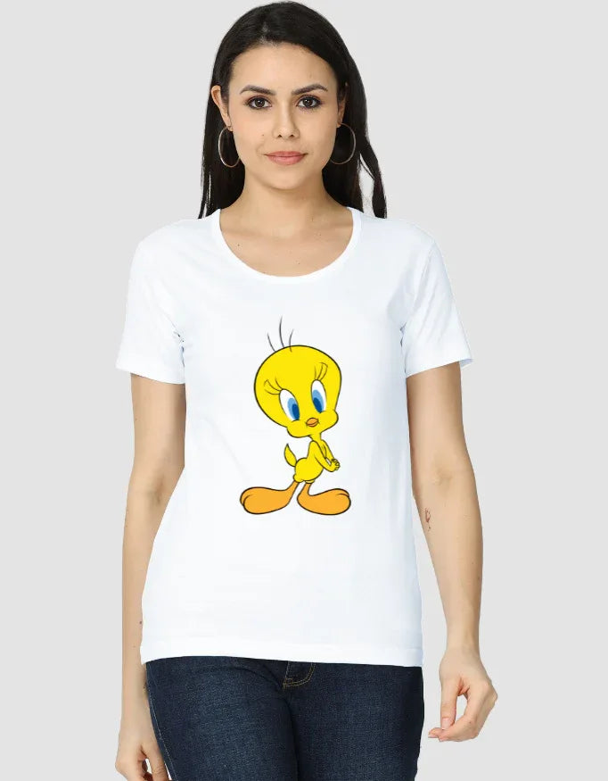 Tweety Graphic Classic T-Shirt for Women - Not So Suttle